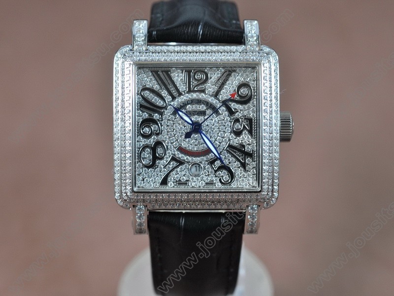 フランクミュラー Conquistador 女性用 SS/LE Diam Bezel and Dial スイス 石英クオーツ-NO.19472