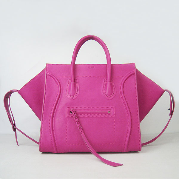CELINE-6028H-pink桃紅色-熱賣微笑手提包