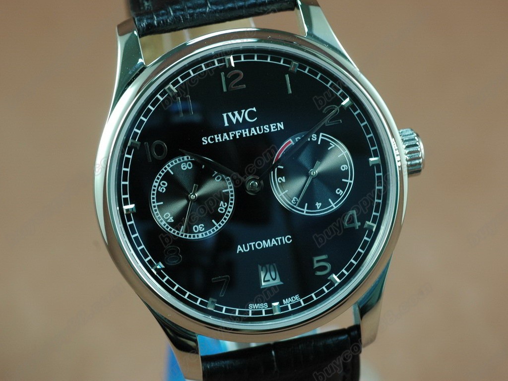 IWC Watches Portugese 7 Days SS/LE Grey Asia 21J 自動機芯搭載　