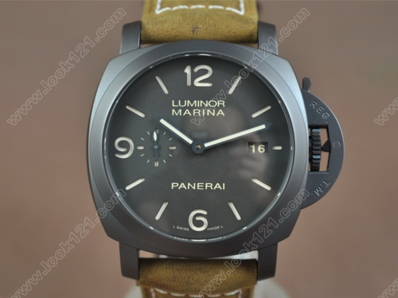 沛納海 Panerai PAM386 M Composite Black Dial P.9000 Movement